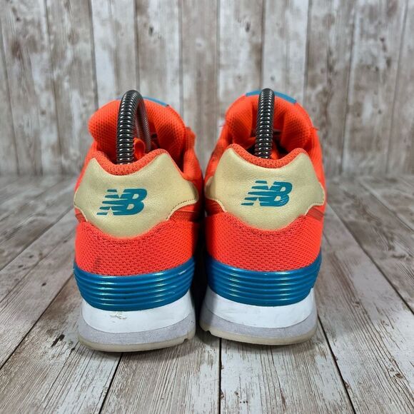 New balance 574 Hawaiian orange womens 6.5 - Picture 3 of 8